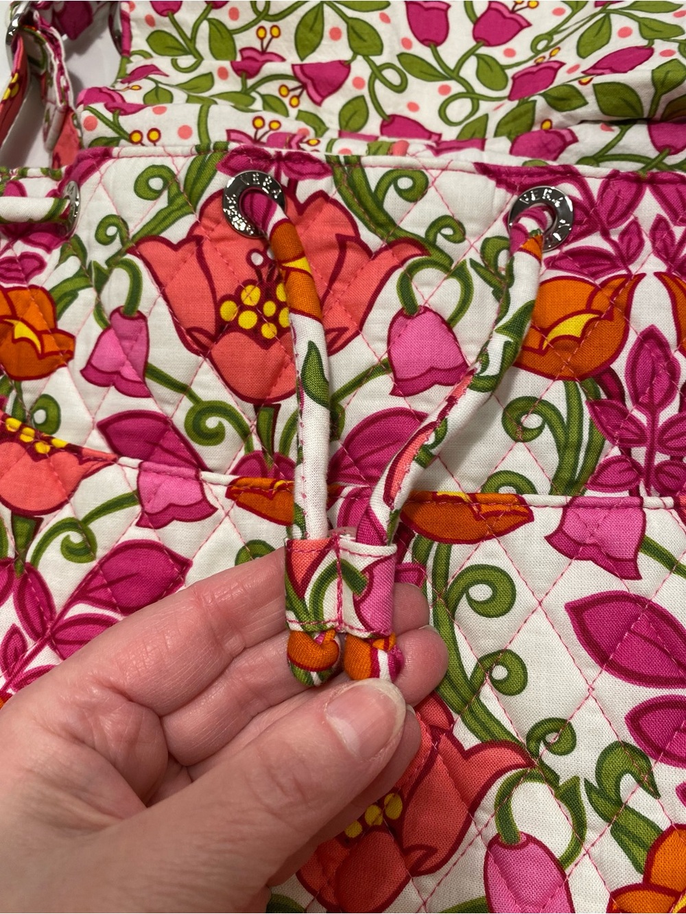 Vera Bradley Backpack/Crossbody in Lilli Belle NWOT RARE VINTAGE - Picture 5 of 11